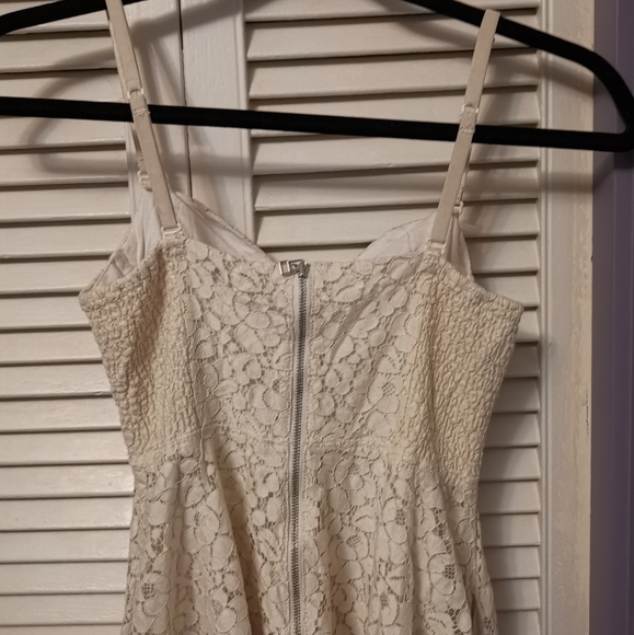 Talula Lace Skater Cream Dress - Picture 6 of 9